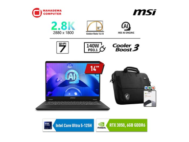 Prestige 14 AI Studio C1UDXG-049ID depan